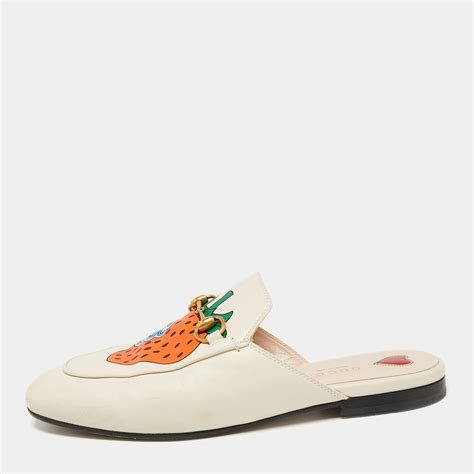 gucci guccighost princetown women's flats size|Princetown Gucci Flats for Women .